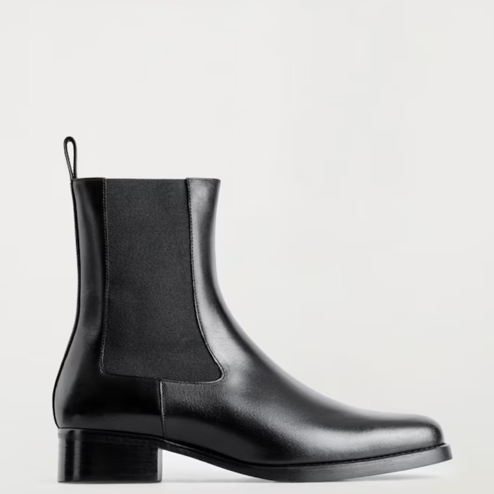 COS NEW Leather Chelsea Boots